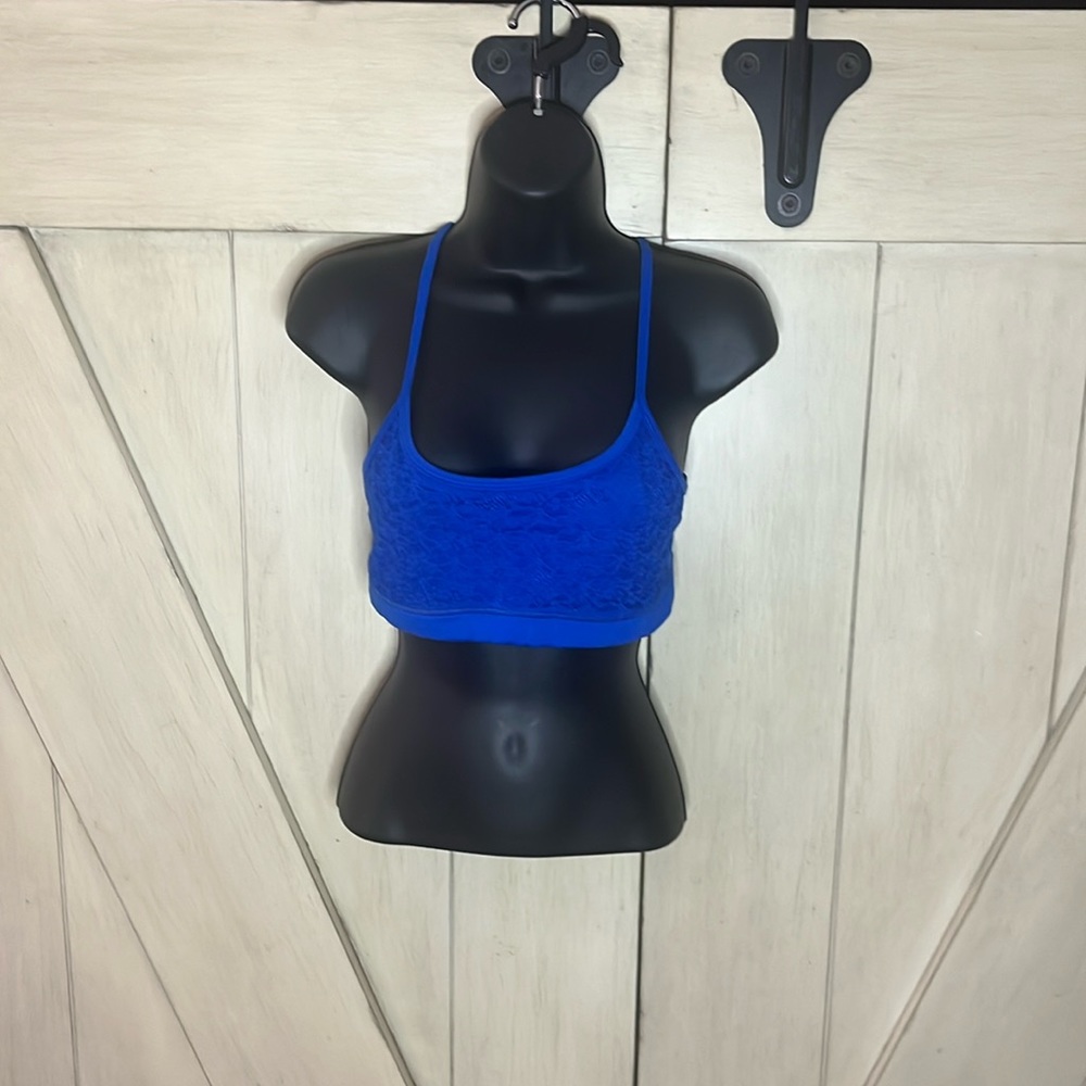 Women’s lace cotton sports bra